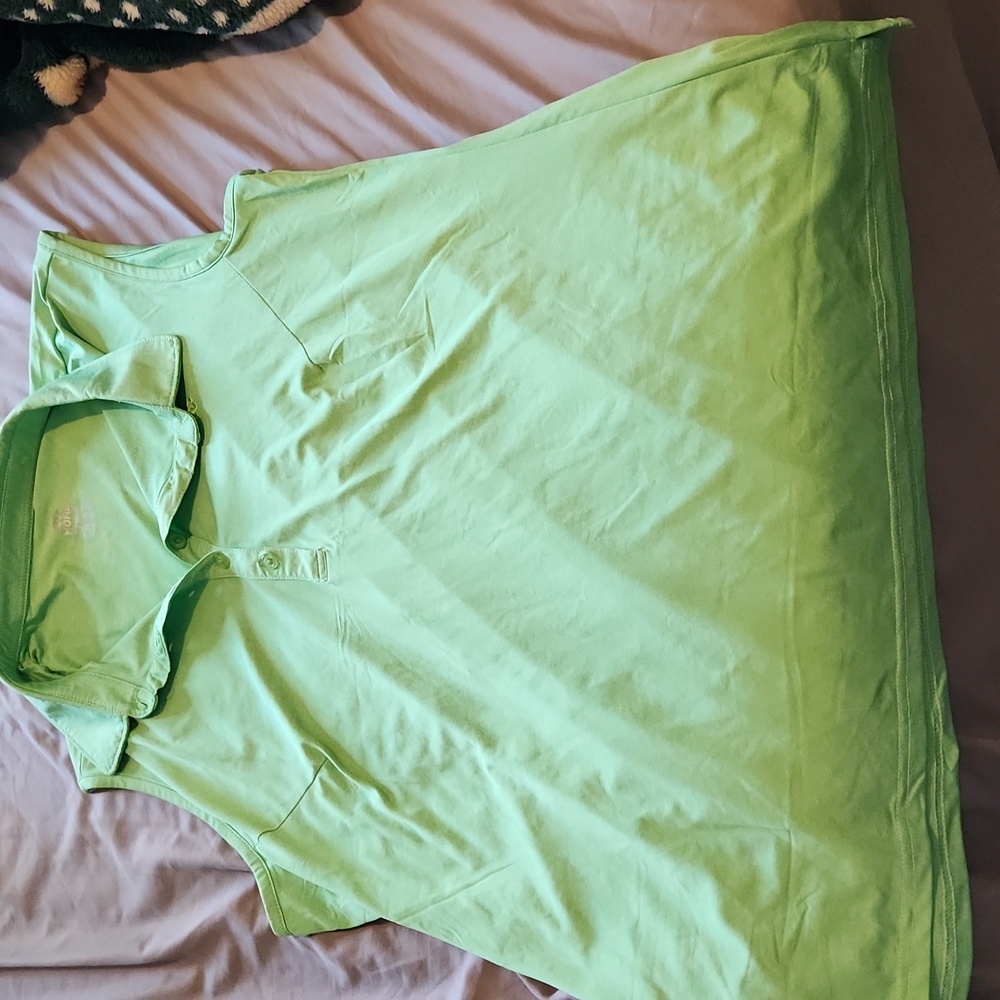 AIRIKE Golf Polo Shirts  Sleeveless Summer Sports Athletic size XL lime green